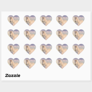 Cœur Sticker en Merci Dream Horse
