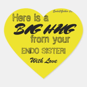 Cœur Sticker Endo Sister Hug