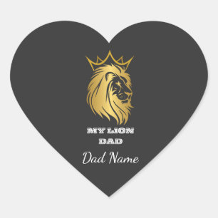 Cœur sticker Father's Day gift for dad