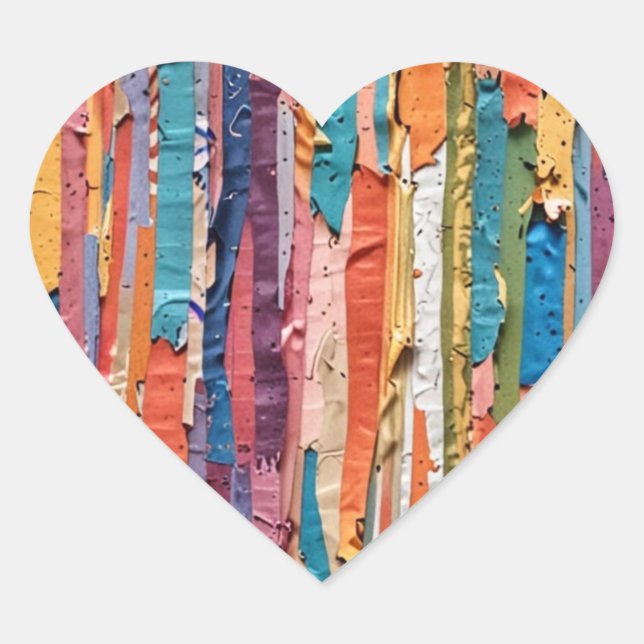 Cœur Sticker for Kids' Party (Devant)