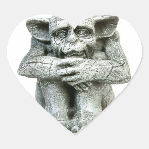 Cœur Sticker Gargoyle