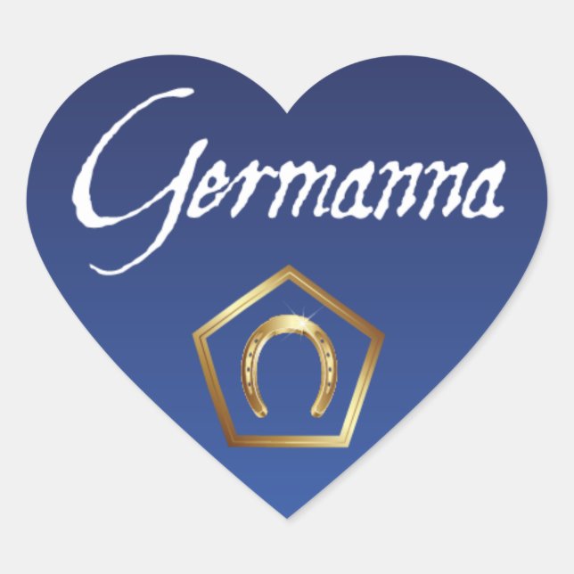 Cœur Sticker : I Love Germanna (Devant)