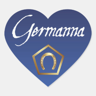 Cœur Sticker : I Love Germanna