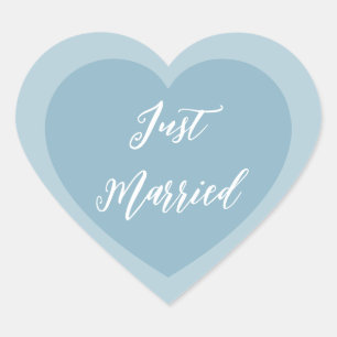 Cœur Sticker juste marié