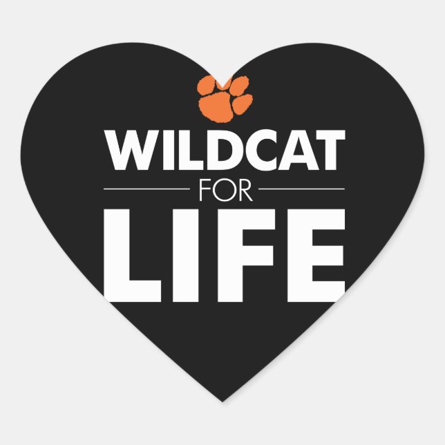 Cœur Sticker LGHS Wildcat pour Life Heart Sticker (Devant)
