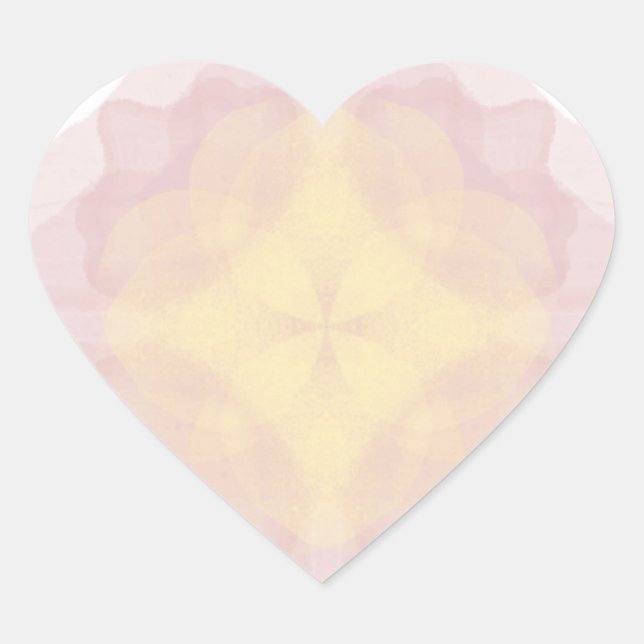 Cœur Sticker mandala (Devant)