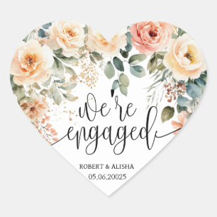 Cœur Sticker Mariage flou