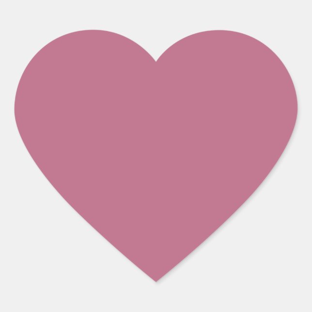 Cœur Sticker Mauve Heart (Devant)