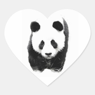 Cœur Sticker Panda Heart