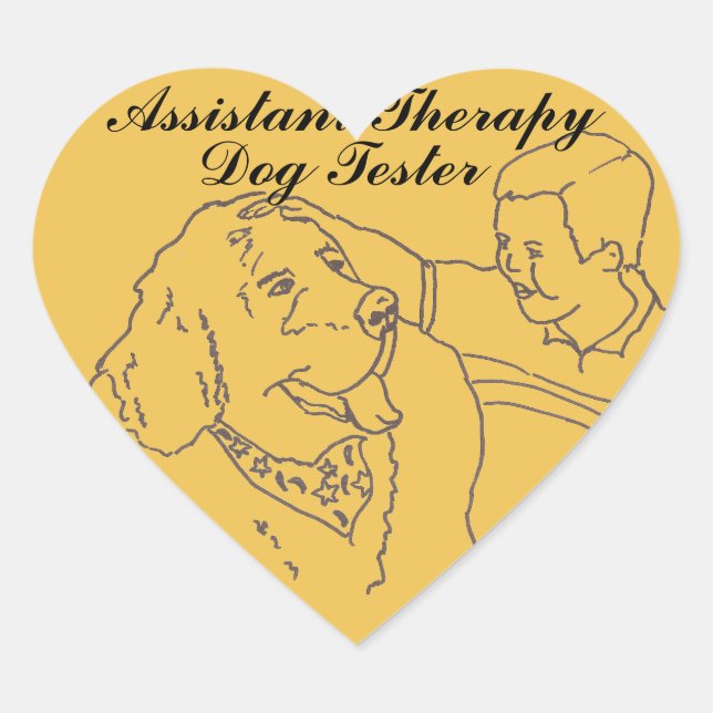 Cœur Sticker pour enfant~Tester assistant (Devant)