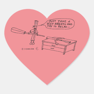 Cœur Sticker profond du coeur du souffle