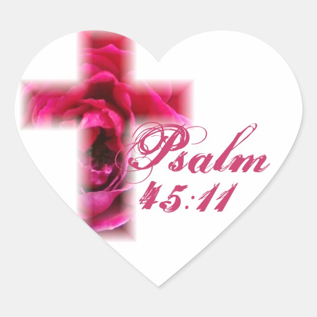 Cœur Sticker rose (Devant)