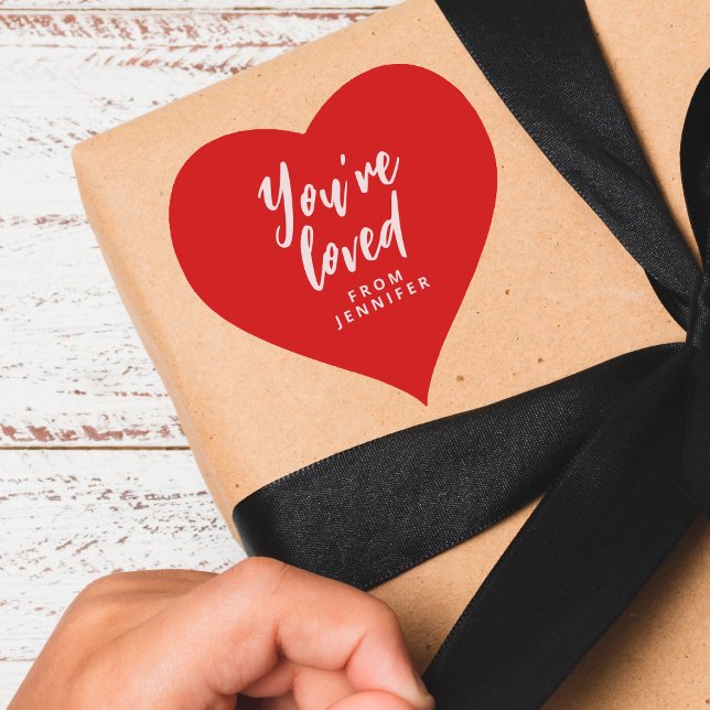 Cœur Sticker rouge coeur et amour de la Saint-Valentin (Créateur téléchargé)