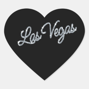 Cœur Sticker Silver Las Vegas