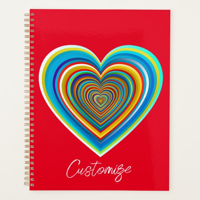 Coeur valentin multicolore Thunder_Cove (Devant)