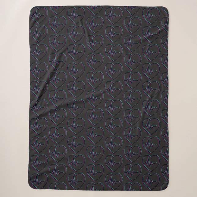 Coeur Vérifier couverture Sherpa (Devant)