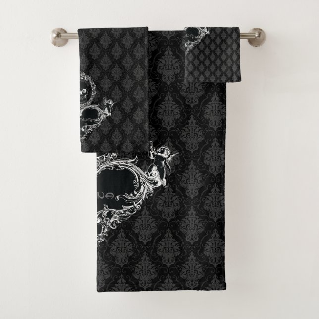 Coeur victorien avec le crâne (En situation)