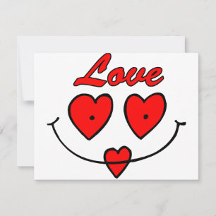 Coeur visage souriant