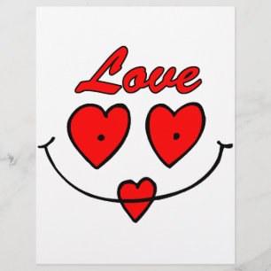 Coeur visage souriant
