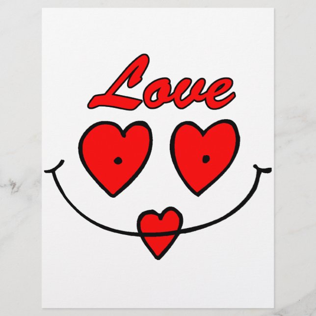 Coeur visage souriant (Devant)