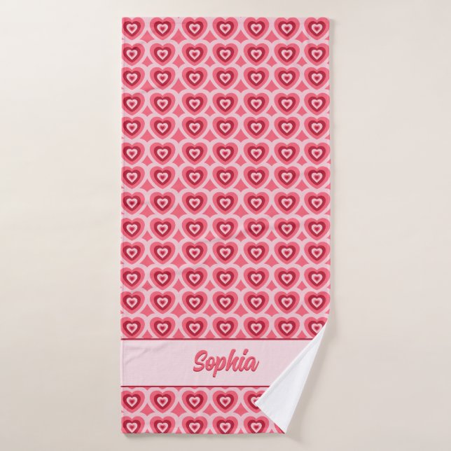 CŒURS (Serviette de bain)