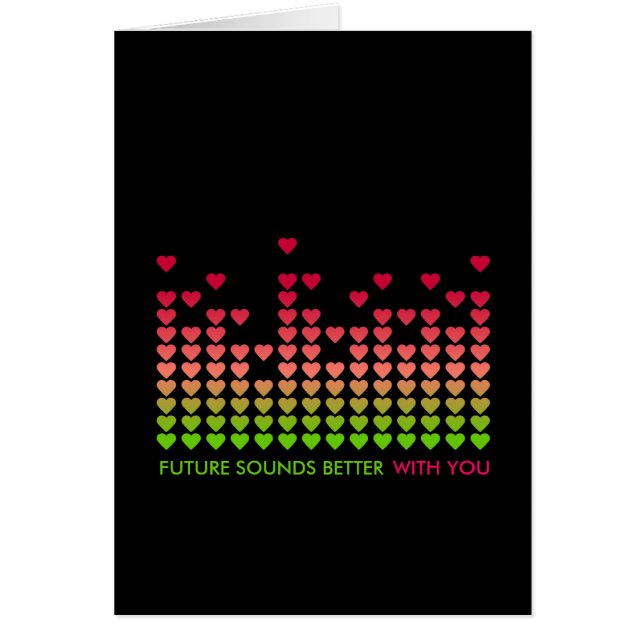 Coeurs Aimer la musique Equalizer (Devant)