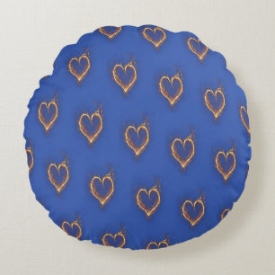 Coeurs Bleus - Créez votre propre (CYO) - Coussin