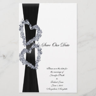 Coeurs brillants : Coeurs noirs et diamants