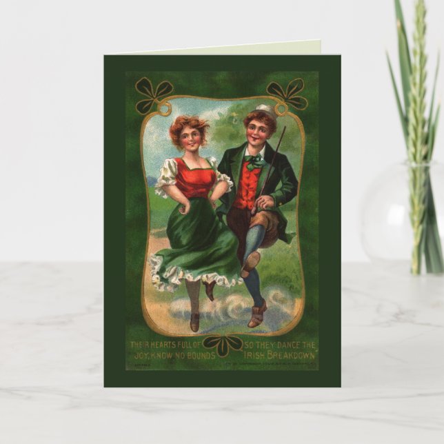 Coeurs complètement de carte de voeux de joie (Devant)