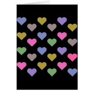 Coeurs d'amour colorés