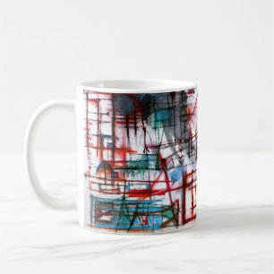 Coeurs dans la ligne tasse