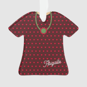 Coeurs d'art folklorique Robe Motif & Pendentif Fi