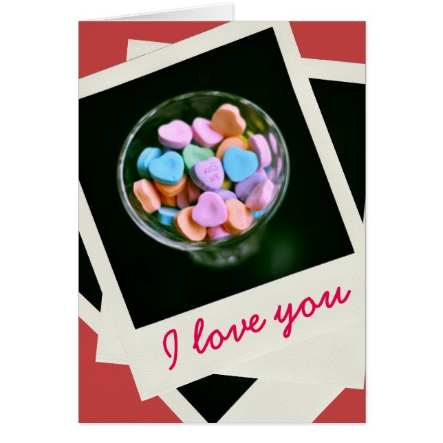 Coeurs de bonbons, Saint-Valentin, Amour, Photogra (Devant)