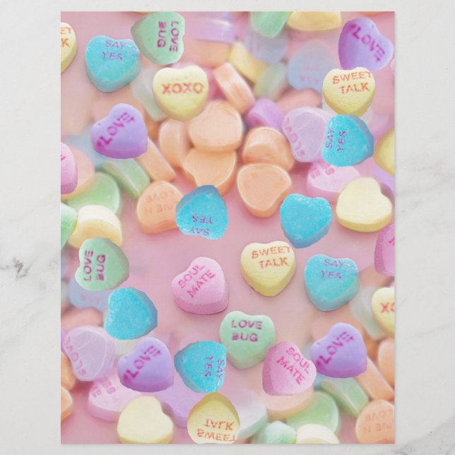 coeurs de bonbons valentines (Devant)