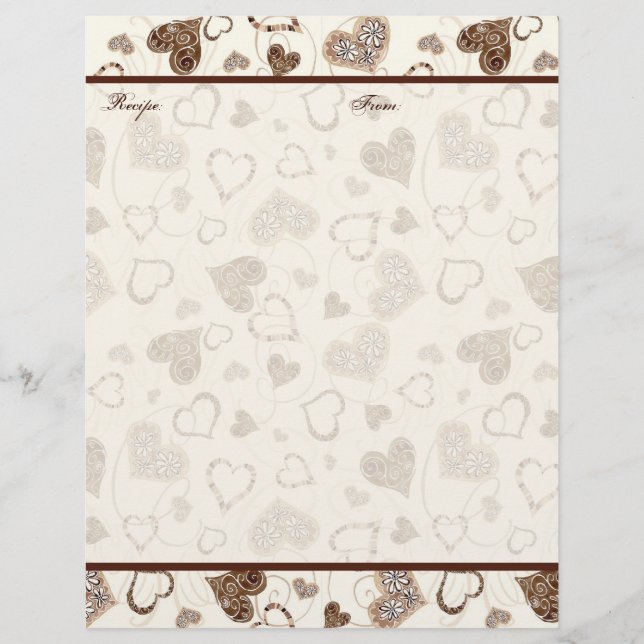 Coeurs de chocolat Mariage nuptiale Recette Pages  (Devant)