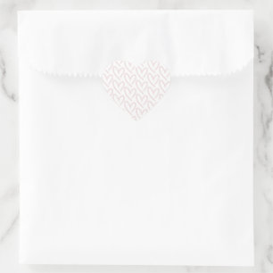 Coeurs de coeur Stickers rose clair