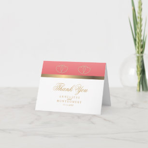 Coeurs de corail et d'or - Merci