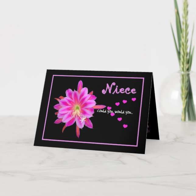 Coeurs de Faire-part de mariage de la NIECE (Devant)