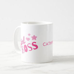 Coeurs de la boîte de marque personnalisée Nom Mug