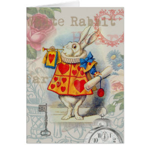 Coeurs de lapin blanc Alice Classic