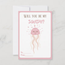 Coeurs de méduses roses mignonnes Salle de classe