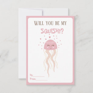 Cœurs de méduses roses mignons pour la Saint-Valen