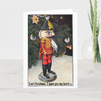 Coeurs de notre carte de Noël d'ennemis