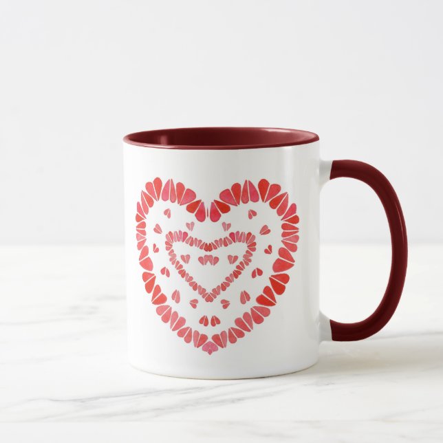 COEURS DOUCES Maroon Combo Mug (Droite)