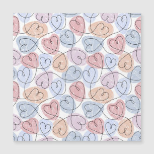 Cœurs doux : Ligne continue pour la Saint-Valentin