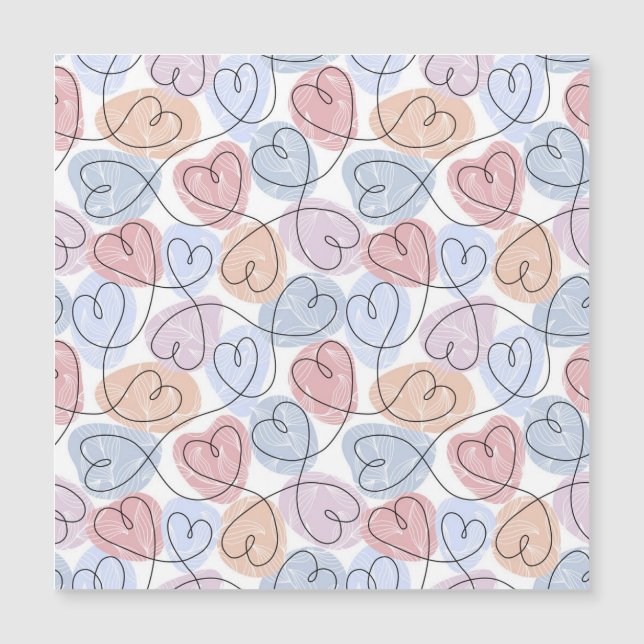 Cœurs doux : Ligne continue pour la Saint-Valentin (Devant)