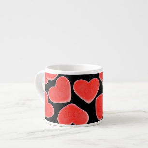 Coeurs doux Mug espresso noir