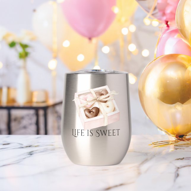 Cœurs en Chocolat Rose Pâle Beige (Enterrement de vie de garçon (pivoté))