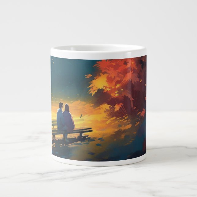 Coeurs enmêlés : Mugs Bliss de couple" (Devant)