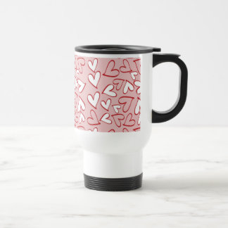 Coeurs épars Motif Voyage Mug